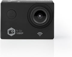 Nedis Action Camera – 1080p@30fps – 12 MP – 30M Waterdicht – WiFi – Inclusief Mounts •