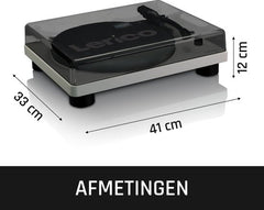 Lenco Platenspeler - Ingebouwde Speakers - Auto-stop - USB encoding - LS-50GY - Grijs •
