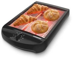 Melissa vlakke Broodrooster - Plat - 600W - Afneembare kruimellade - Toaster - 16140145 - Zwart