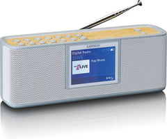 Radio op batterijen - Draagbare radio - DAB & FM - Bamboe - Lenco