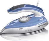 Severin BA 3234 - Reisstrijkijzer - Stoom - of Droogstrijken - Sprayfunctie - RVS zool - Temperatuur Traploos instelbaar - Extra Compact en Inklapbaar voor op reis - 115 / 230 Volt schakelbaar •