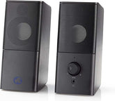 Nedis Gaming Speaker – 12W – 2.0 kanaals – USB gevoed – 3,5 mm jack