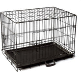 Hondenbench - Hondenren - Bench voor honden - 61x42x48 cm - Zwart - Nobleza
