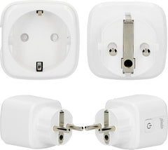 Alecto SMART-PLUG10 - Smart Wifi Tussenstekker - 16A 3680W - Wit
