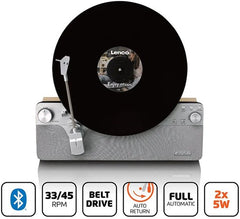 Lenco Platenspeler - Verticale Platenspeler - Volledig automatisch - Bluetooth - LSA-071SI - Grijs