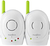 Nedis Babyfoon - FHSS (Frequency-Hopping Spread Spectrum) - Met terugspreekfunctie - Batterij Gevoed / Netvoeding - Groen / Wit