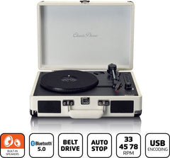 Platenspeler - Bluetooth - Met speakers - Retro - Creme - Lenco •
