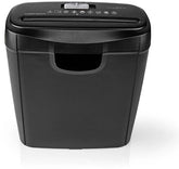 Nedis Papierversnipperaar - 6x A4 vellen - 10L - Voor thuis / kantoor - Stroken P2 - Zwart