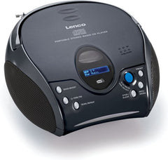 Lenco SCD-24DABBK - Draagbare DAB+ radio met CD-speler en Bluetooth - Zwart