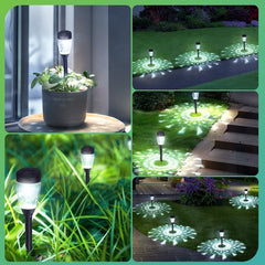 Solar Tuinverlichting - Buitenverlichting - Zonneenergie - 12 Stuks - Zwart - Aigostar