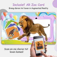 Kindertablet - Tablet voor kinderen - 96GB - Tablet - 7 Inch - Tablet Kinderen - Roze - Olvy