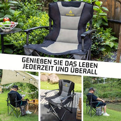 Campingstoel - Visstoel - Vouwstoel - Khaki - Symino