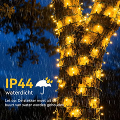 Aigostar 101PU - Kerstverlichting - 30 meter - 600 LED's - IP44 - Met 8 Functies en Timer - Lichtsnoer - Kerstversiering - Voor Binnen en Buiten