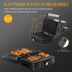 Aigostar Hitte 30HFA - Contactgrill
