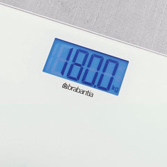 Personenweegschaal digitaal - op Batterijen - Wit - Brabantia