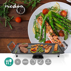 Nedis Teppanyaki Bakplaat - Grillplaat 48x27cm - 6 personen - Gourmet
