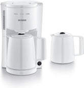 Severin KA 9309 - Filterkoffiezetapparaat - 2x Thermoskan - Wit •