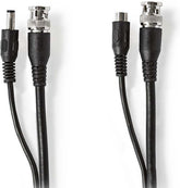 Nedis CCTV-Security Kabel - BNC / DC - 50.0 m - Rond - PVC - Zwart