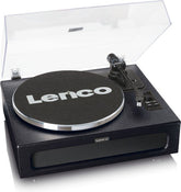 Lenco Platenspeler met Bluetooth - Vier ingebouwde Speakers 40W RMS - LS-430BK - Zwart •