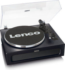Lenco Platenspeler met Bluetooth - Vier ingebouwde Speakers 40W RMS - LS-430BK - Zwart •