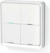 Nedis SmartLife Wandschakelaar - Zigbee 3.0 - Muurmontage - Android / IOS - Kunststof - Wit