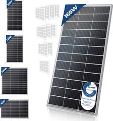Zonnepaneel - Solar panel - 165W - Zwart - YANGTZE