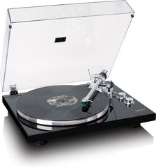 Lenco Platenspeler met Bluetooth - Metalen draaiplateau toonarm en contragewicht - Lenco Expertise lijn - LBT-215BK - Piano Black •