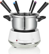 Fondueset - Elektrische - Fondue 8 personen - 2L - 1200W - Wit/RVS - Melissa