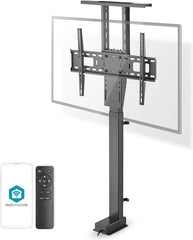 Nedis SmartLife Gemotoriseerde TV Standaard – 37–80 inch – Hoogte Verstelbaar – TV Voet – Met Kastontwerp – Max. 60 kg – Zwart