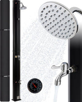 Buitendouche - Tuindouche - Zonneenergie - 35L - Zwart - AREBOS