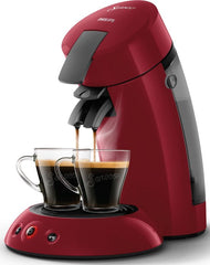 Philips Senseo Original HD6553/80 - Koffiepadmachine voor max 2 Kopjes Koffie - Exclusief Koffiepads - Rood