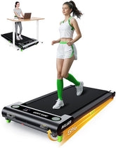 Loopband - Walking pad - Wandelband - 1-6 km/u - Zwart - Akluer •
