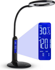 Tafellamp - Bureaulamp - Leeslamp - Zwart - Aigostar