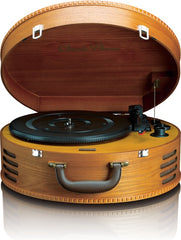 Classic Phono Retro Platenspeler - Vinyl Koffer met 2 ingebouwde Speakers - TT-34 - Bruin