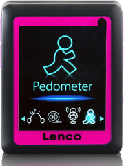 MP4-speler - 4GB - Zwart/Roze - Lenco PODO-152 Pink