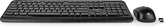 Toetsenbord en muis - Draadloos - Set - Zwart - QWERTY - Nedis