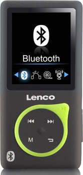 MP3 Speler met Bluetooth - Inc. 8GB SD - Groen - Lenco XEMIO-768 •