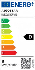 E27 LED lamp - Dimbaar - Filament lamp - 6W - 2 stuks - Aigostar