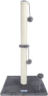 Krabpaal voor katten - 80x41x41 cm - Wit - Nobleza