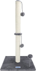 Krabpaal voor katten - 80x41x41 cm - Wit - Nobleza