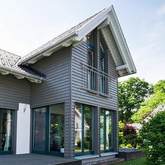 Franse balkonreling - Balustrade - 90x128 cm - Zilver - ECD Germany