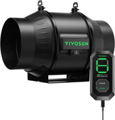 VIVOSUN AeroZesh T6 Buisventilator, 150 mm, 693 m³/u, stille afvoerventilator | Inline buisventilator met EC-motor voor ventilatie, kweektent, groeibox, hydrocultuur, broeikas, kweektenten