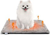 Vetbed Hond – Hondenmat - Warmtedeken Hond - 61x46 cm – Grijs - Nobleza
