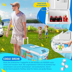 Koelbox Elektrisch – 12V en 230 volt - Coolbox - Frigobox - 40L – Blauw