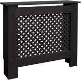 Radiatorombouw - Radiatorbekleding - Radiatorpaneel - 78x19x82 cm - Zwart - ECD Germany