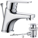 Badkamerkraan - Wastafelkraan - Fonteinkraan - Toiletkraan - RVS - Zilver - CECIPA