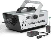 Sneeuwmachine - Sneeuwkanon - 1000W - Grijs - TCQQ