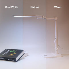 Tafellamp - Bureaulamp - Leeslamp - Wit - Aigostar