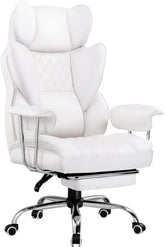 Ergonomische Bureaustoel - Office Chair - Gamestoel - Volwassenen - Wit - GTPLAYER