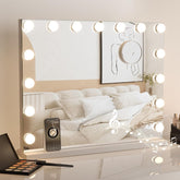 Hollywood spiegel - Make-up spiegel - Met verlichting - 48x58 cm - Dripex